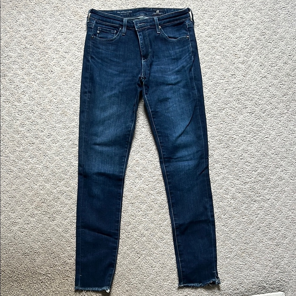 Ag Adriano Goldschmied Blue Skinny Jeans